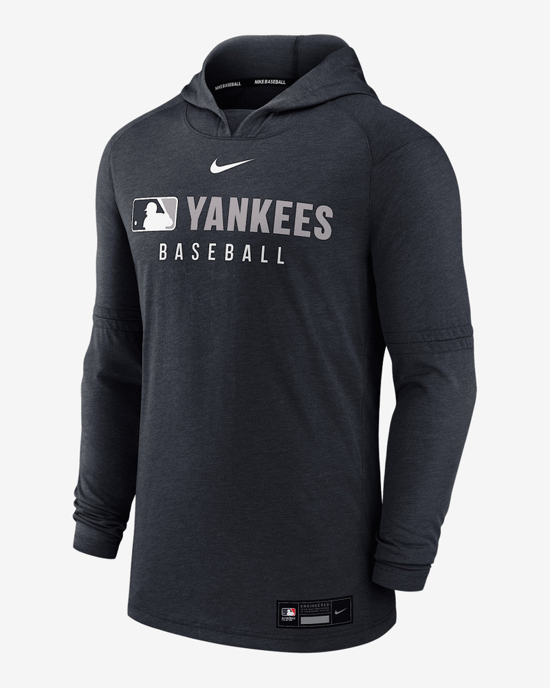 New York Yankees Authentic Collection Men's Nike Dri-FIT MLB Pullover Hoodie 1