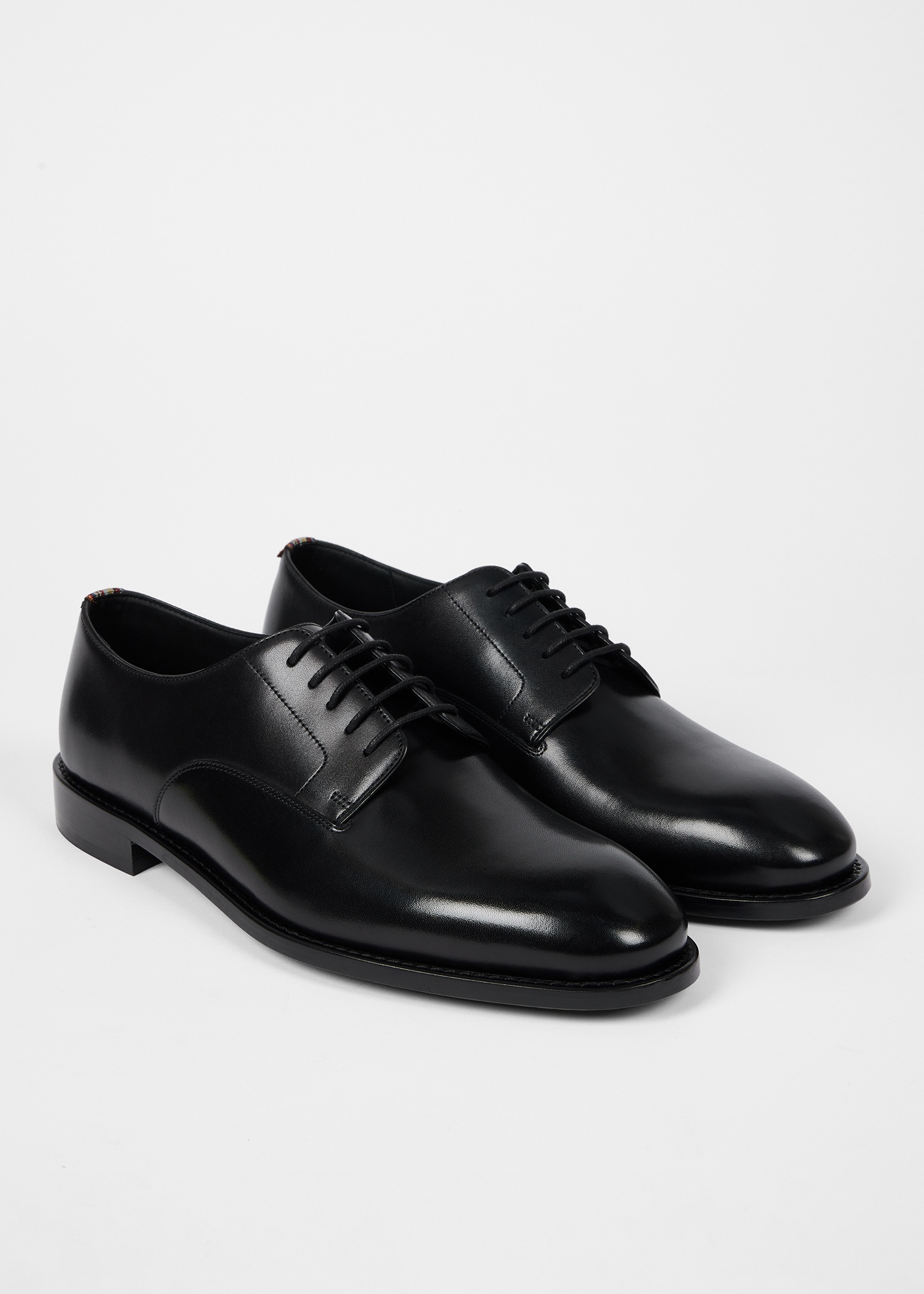 Black Leather 'Jason' Shoes - 2