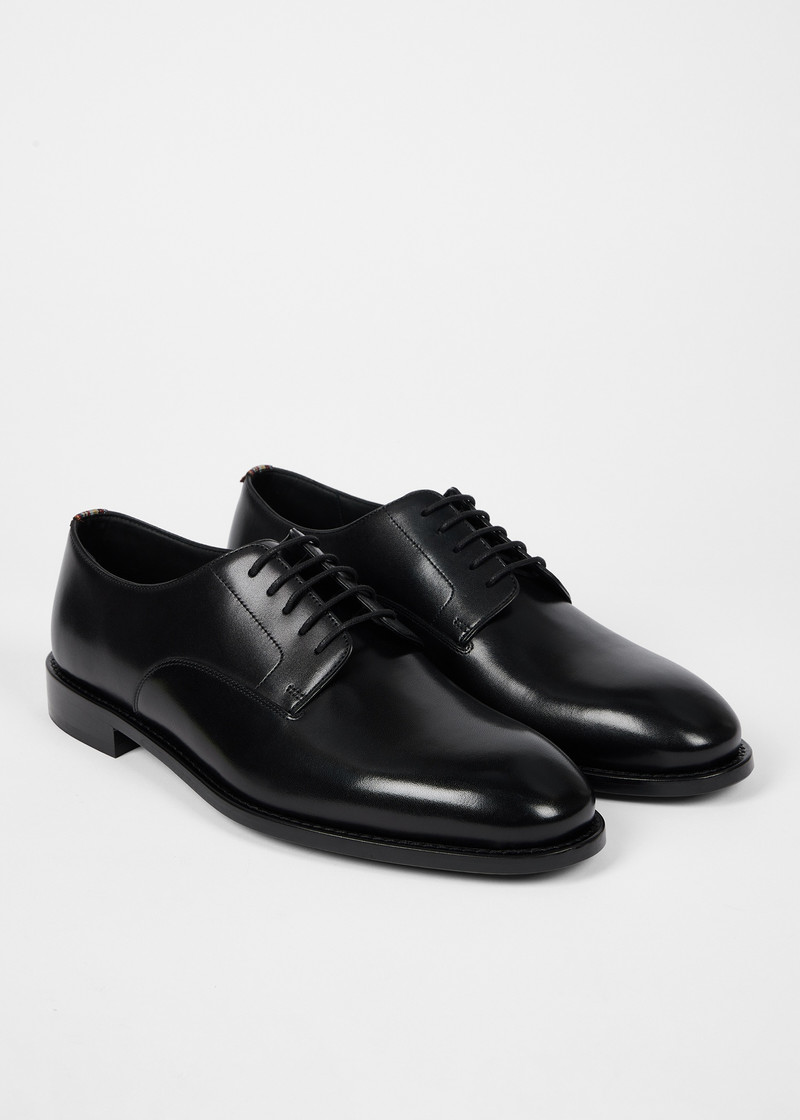 Paul Smith Black Leather 'Jason' Shoes outlook