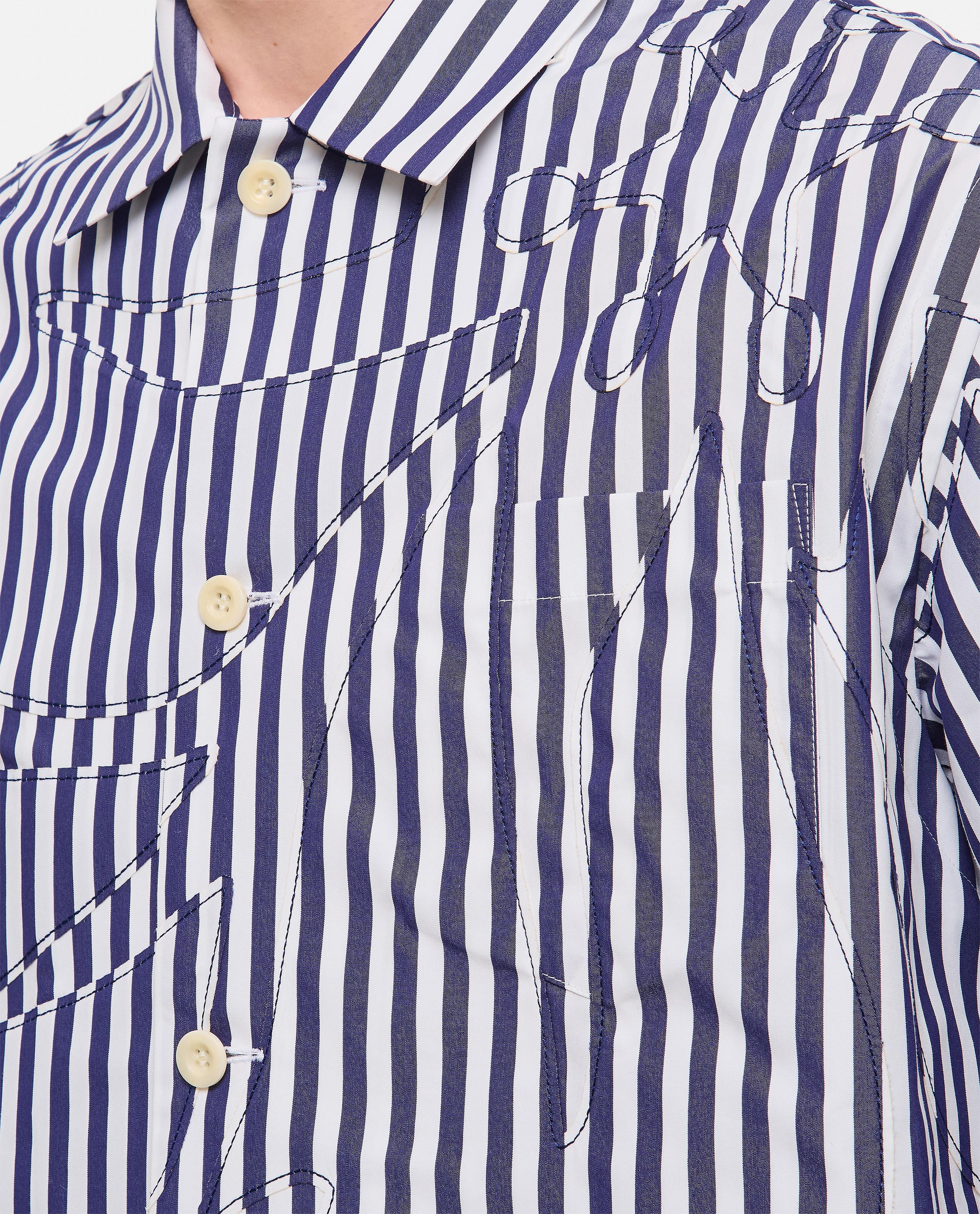 Short-Sleeve Striped Shirt - 4