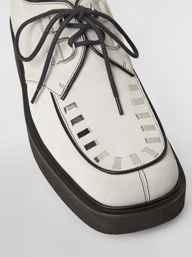 CALFSKIN LACE-UP WITH SQUARE TOE - 5