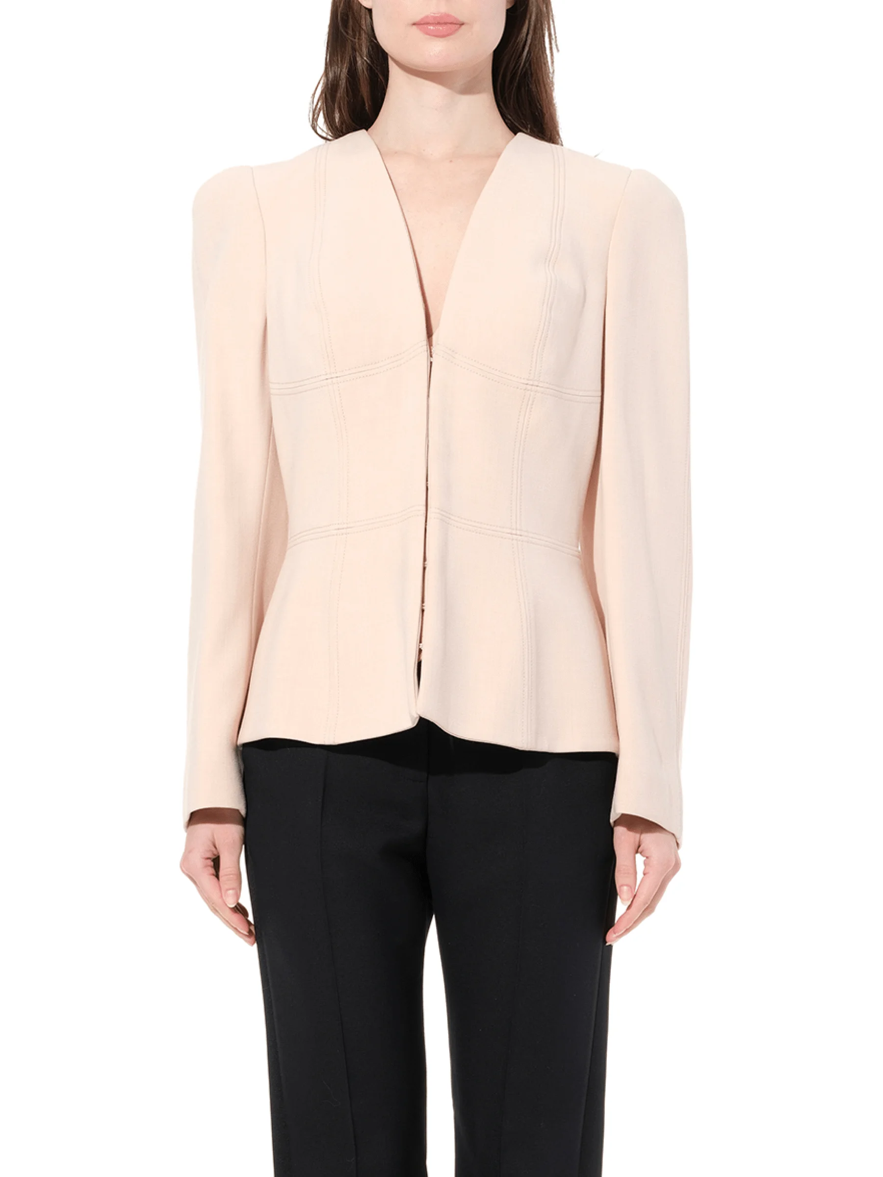 Wool Jacket in Cream - 1