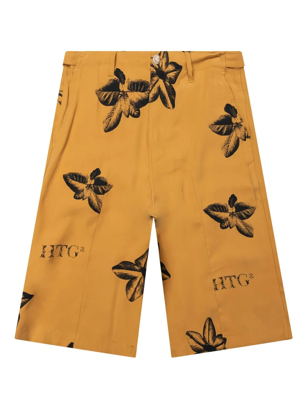 floral-print shorts - 1