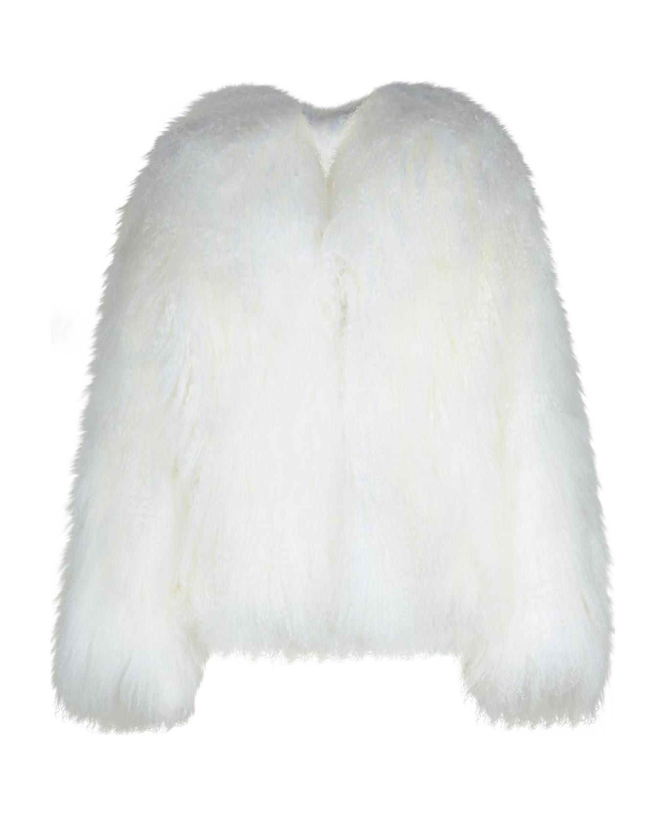 White Mongol Faux Fur - 1