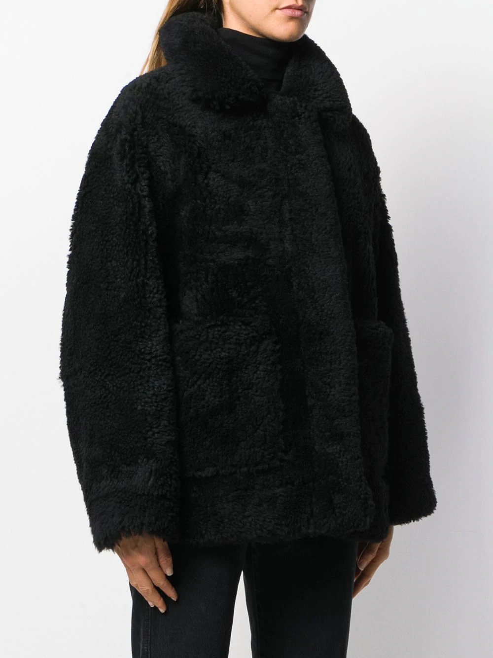 shearling bomber jacket - 3