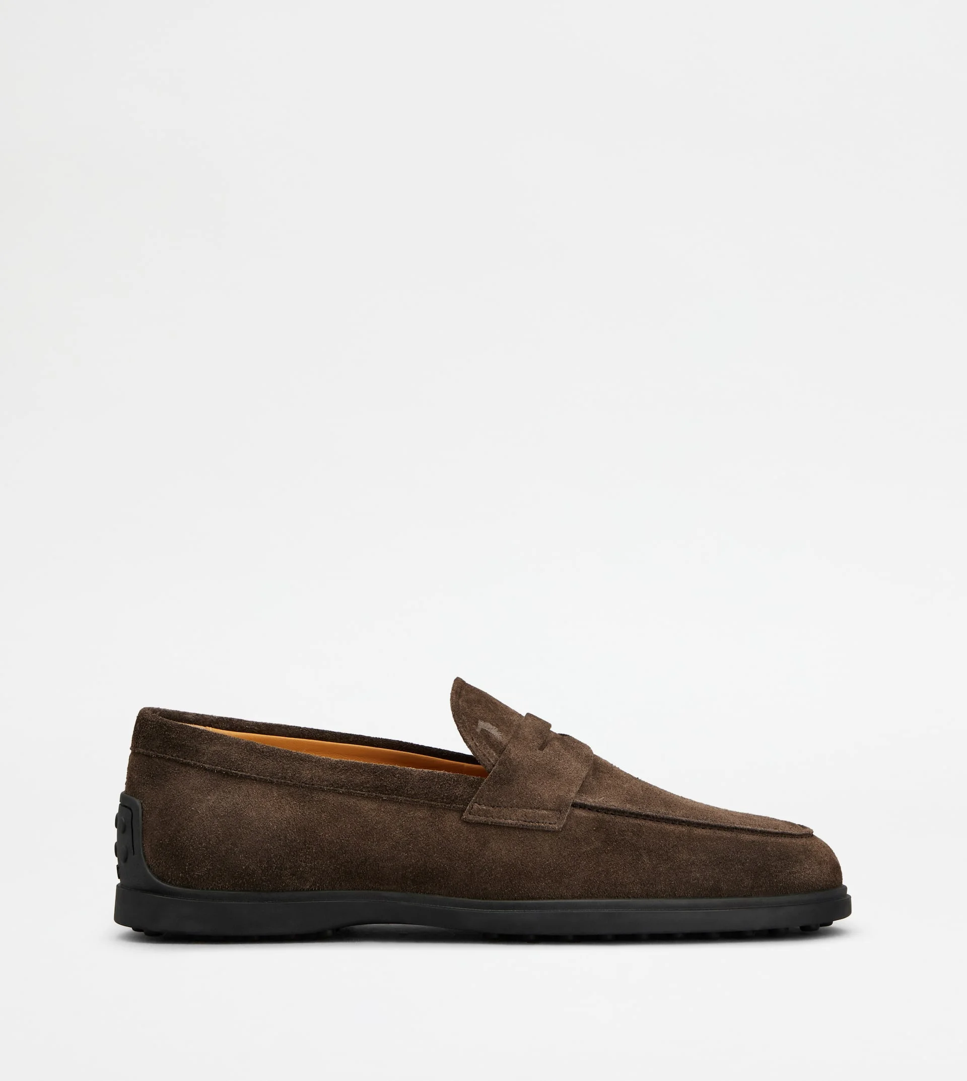 LOAFERS IN SUEDE - BROWN - 1