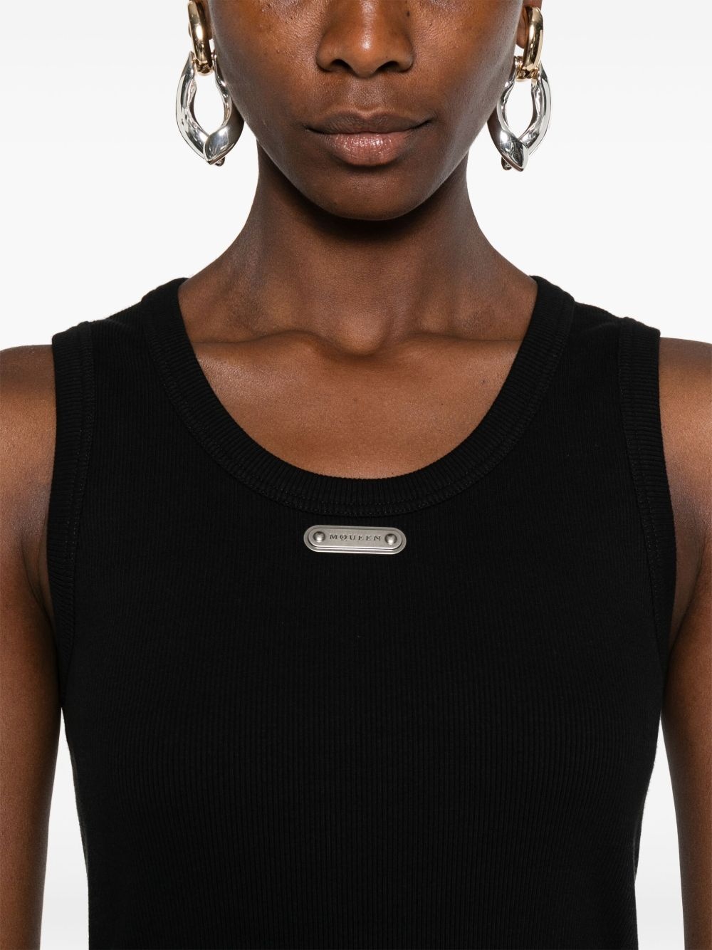 logo-plaque tank top - 5