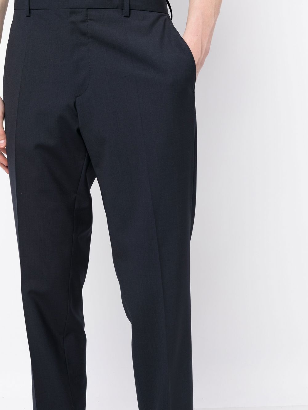 straight-leg tailored trousers - 5
