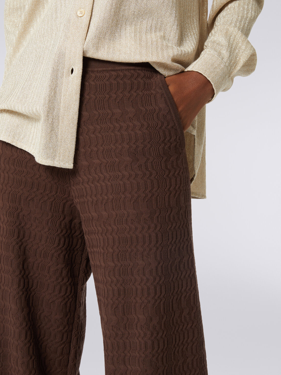 Cotton palazzo trousers - 5