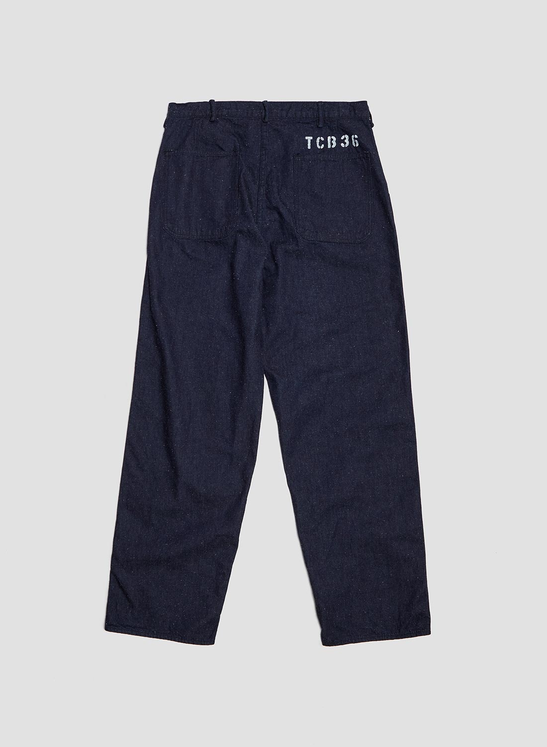 TCB Jeans One Wash Seamens Pants 10oz Neppy Denim - 3