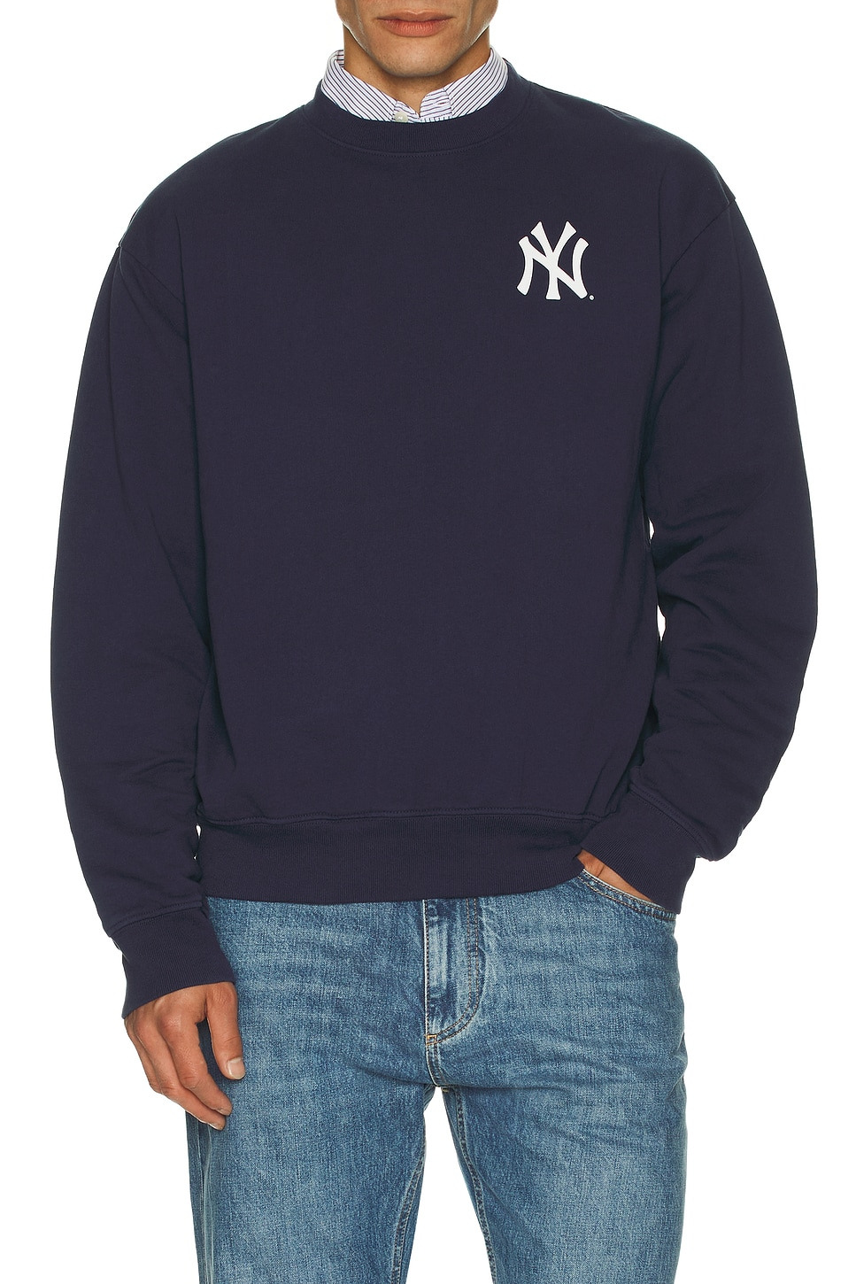 Yankees Serif Crewneck - 3