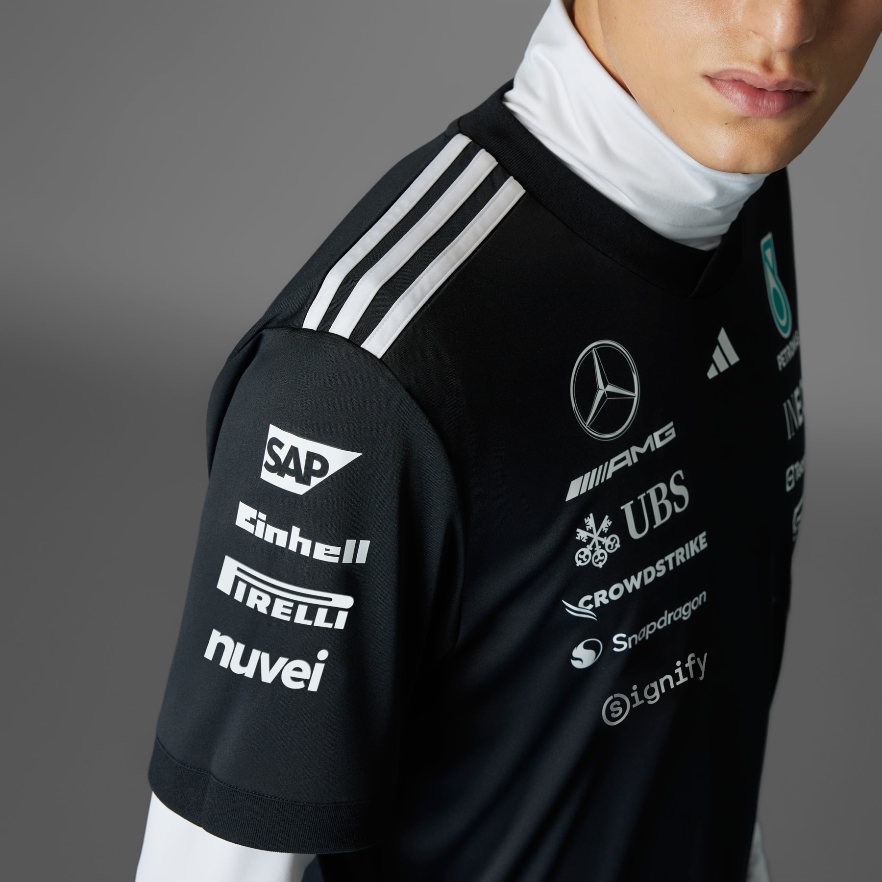 MERCEDES - AMG PETRONAS FORMULA ONE TEAM DRIVER JERSEY - 4