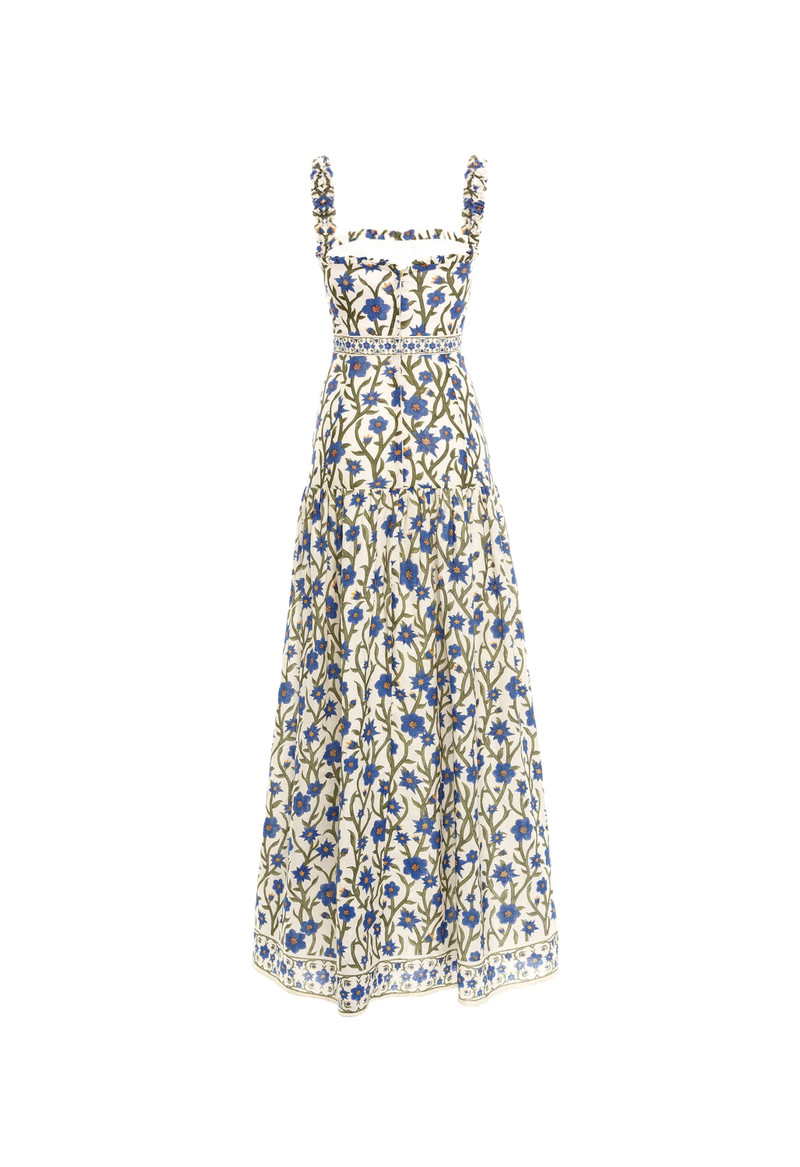Avellana Mandevilla Blue Maxi Dress 3