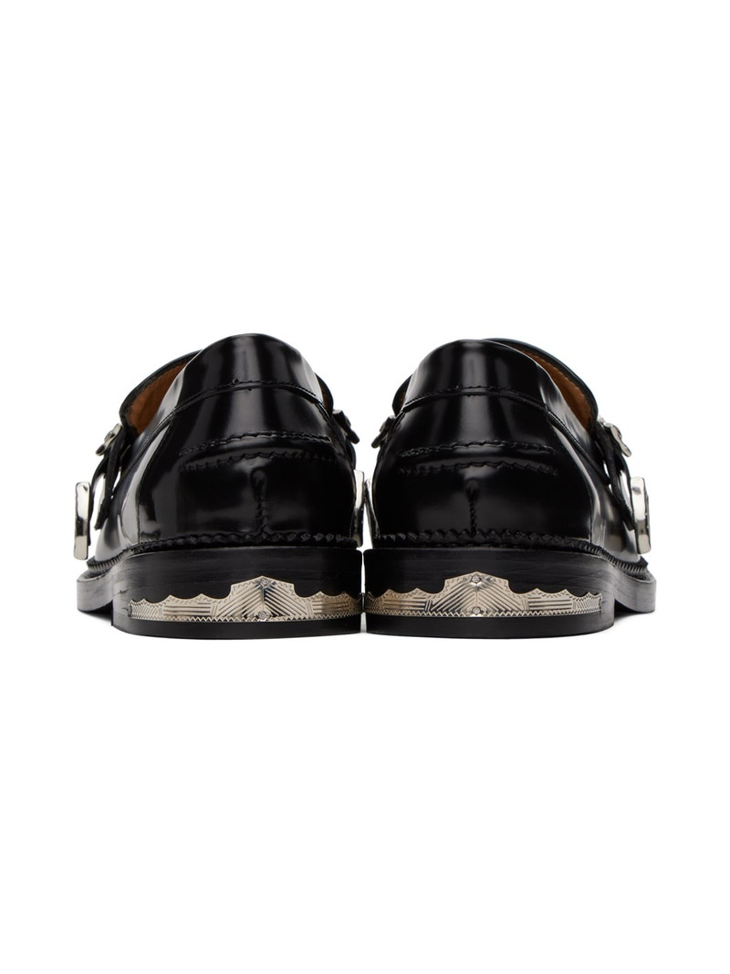 버클 세부 가죽 loafers 2