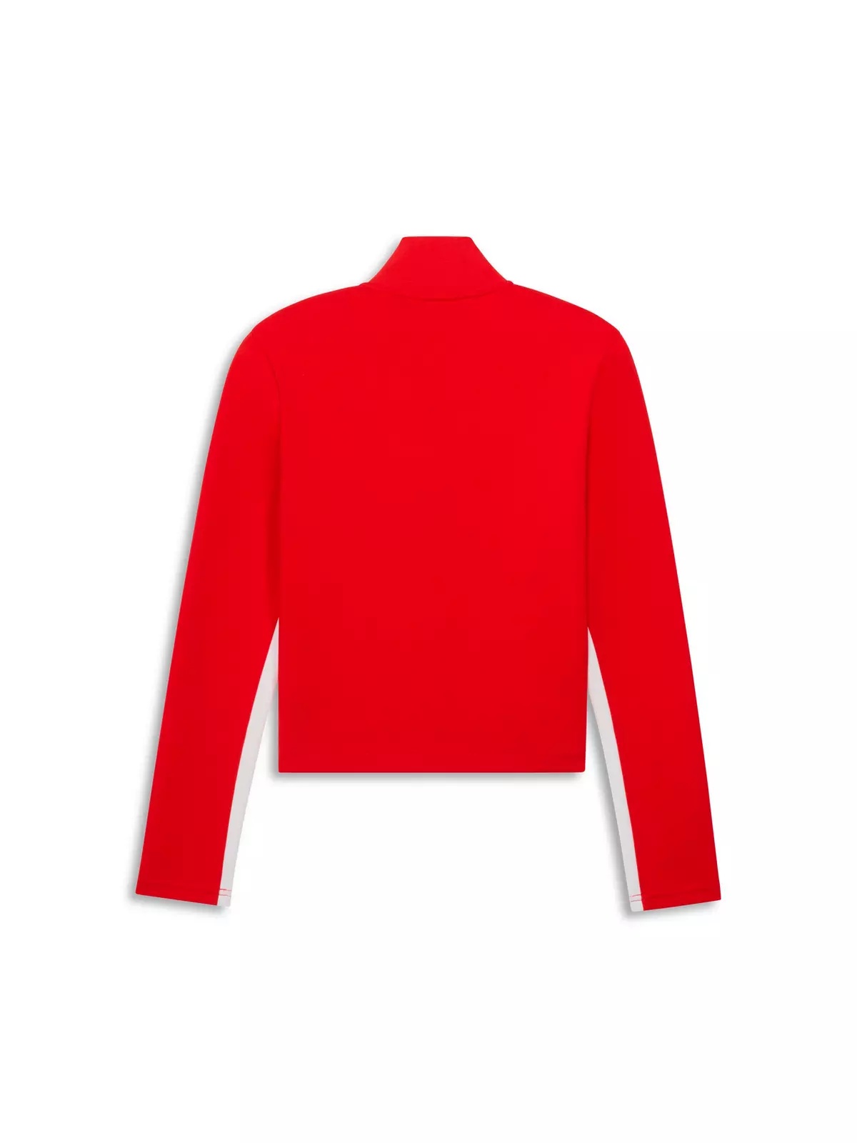 PUMA Women's T7 Slim Short Track Jacket -Red/White - 2