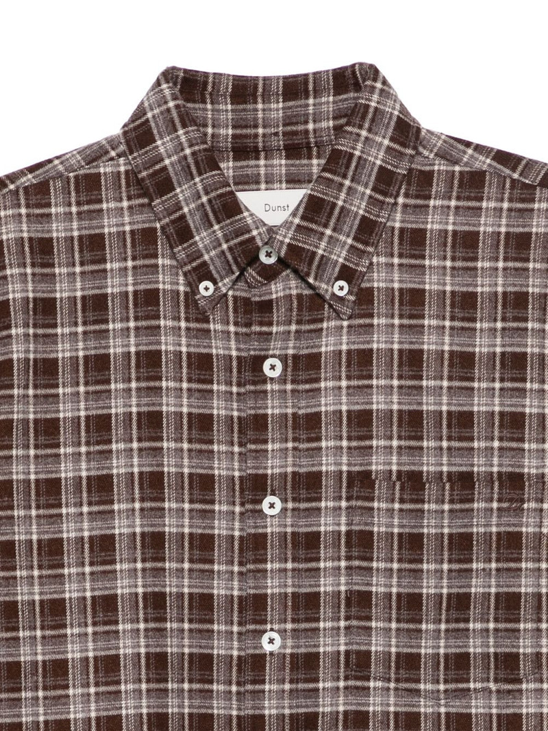 Dunst check button-down shirt outlook