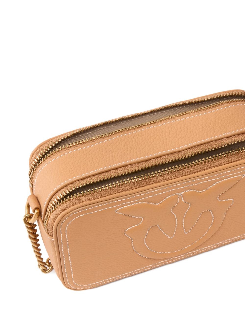 Carrie logo-embossed cross body bag - 4