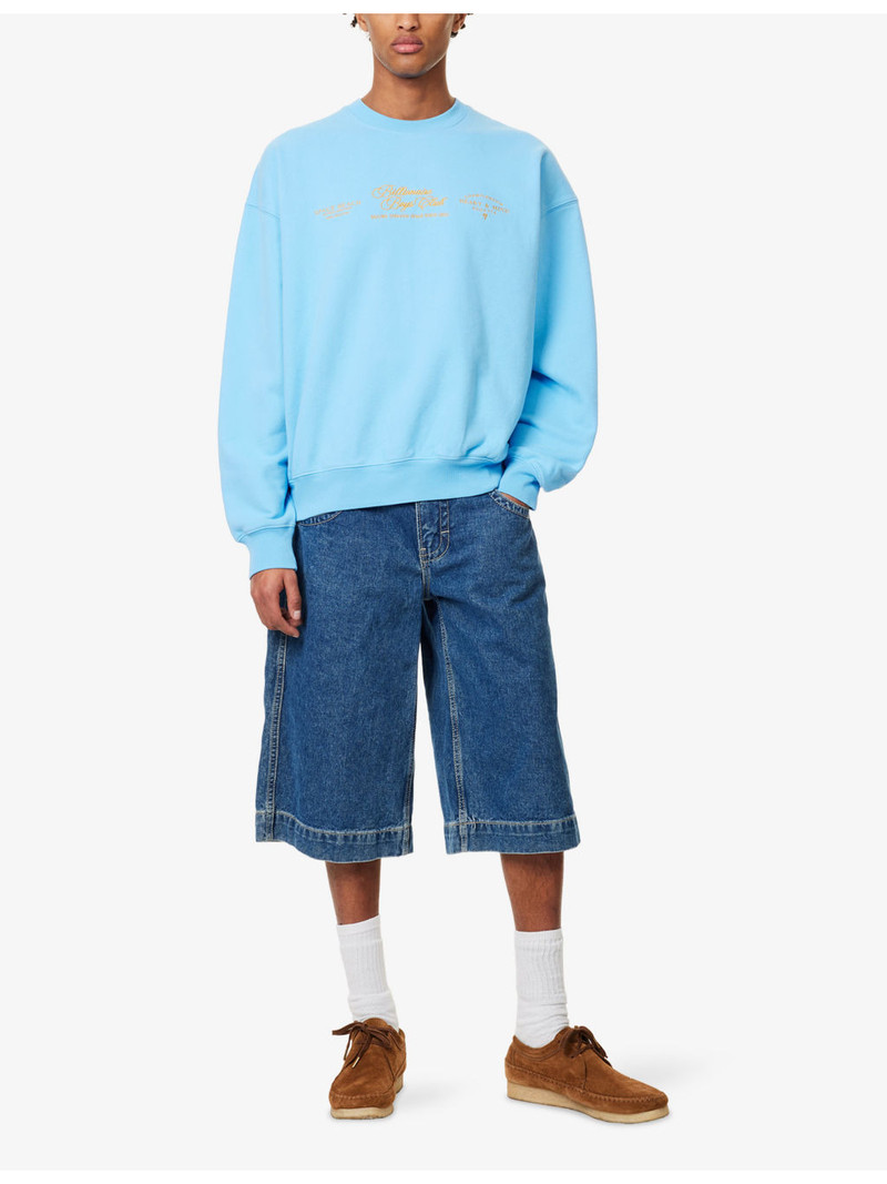 BILLIONAIRE BOYS CLUB Regatta Crewneck Cotton-Jersey Sweatshirt outlook