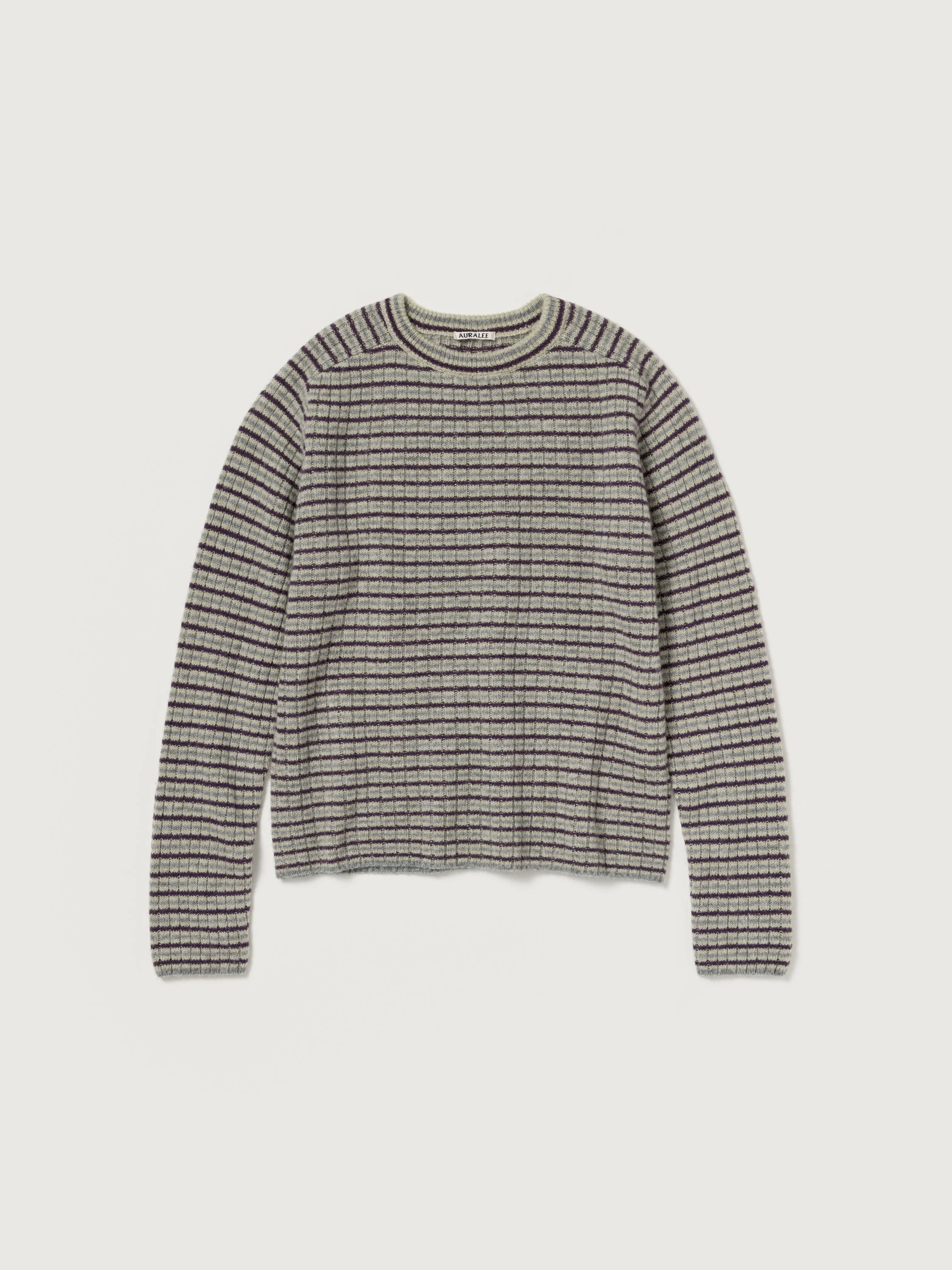 SHETLAND WOOL CASHMERE RIB KNIT P/O - 1