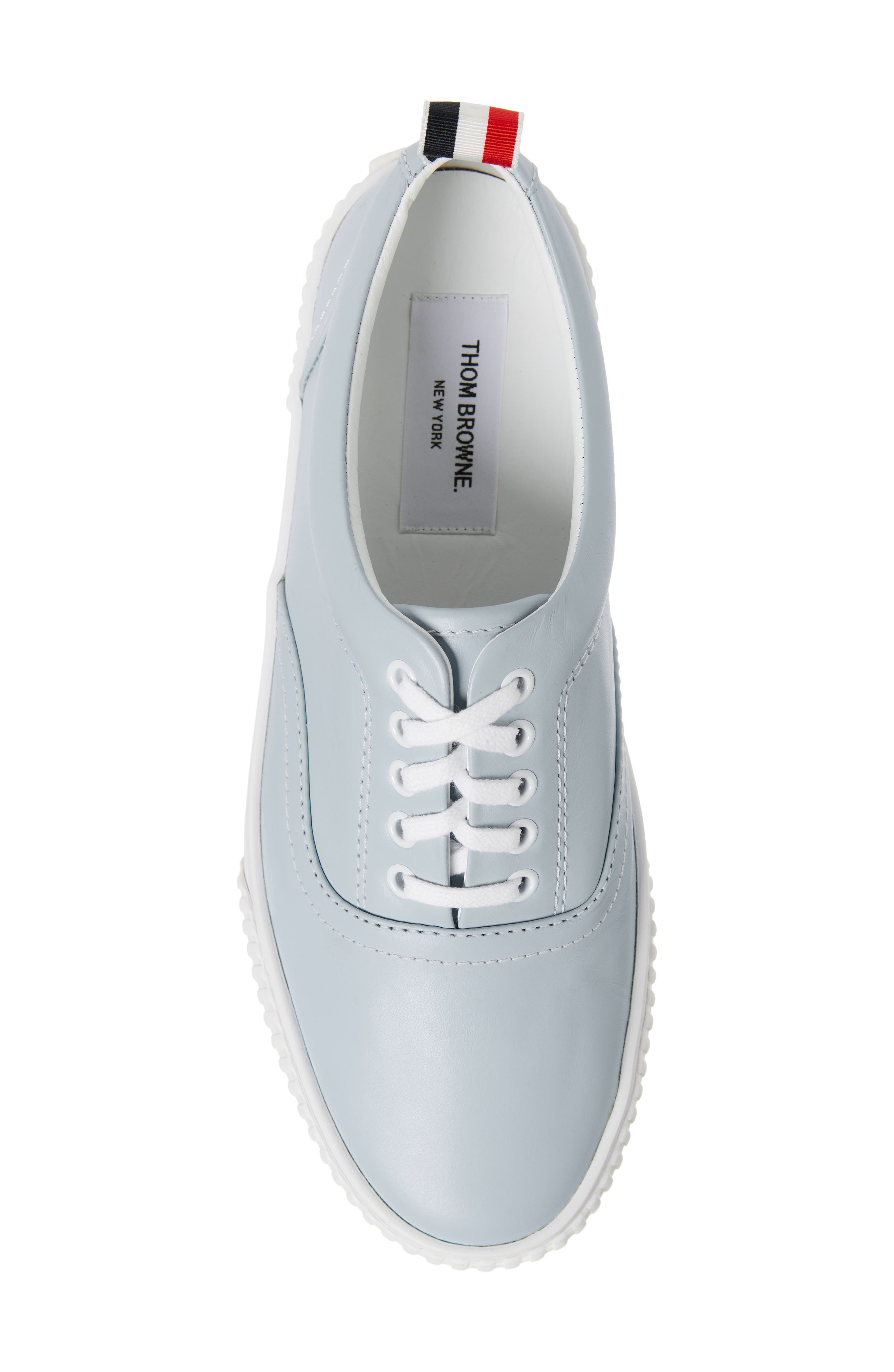 Thom Browne Heritage Low Top Sneaker in Light Blue at Nordstrom - 5