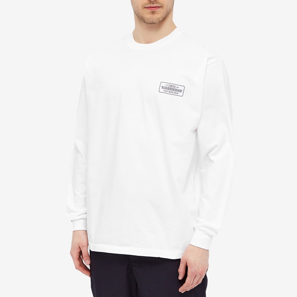 Neighborhood Long Sleeve Bar & Shield Tee - 4