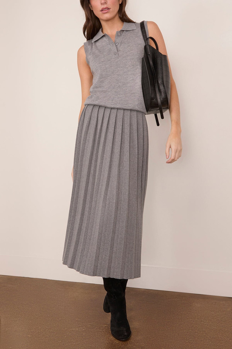 LISA YANG Lise Top in Dark Mist outlook