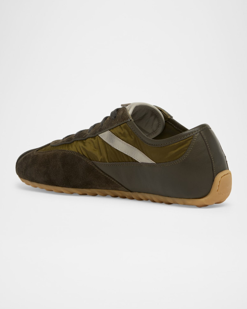 Alexander McQueen Men's Leather and Nylon Low-Top Sneakers outlook