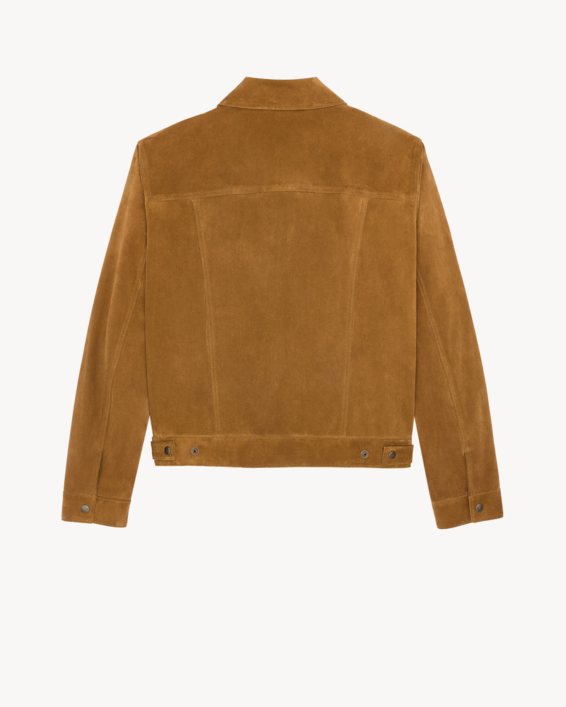SAINT LAURENT SHORT JACKET IN VINTAGE SPLIT LEATHER outlook