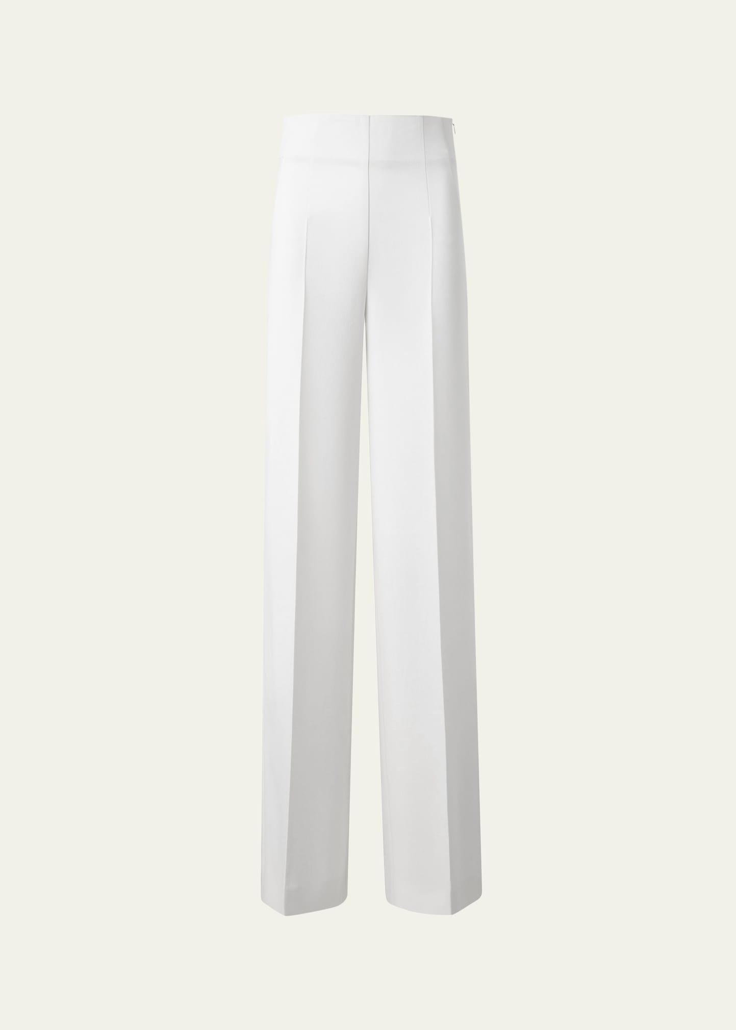 Fiyki Wide Leg Wool Double-Face Pants - 1