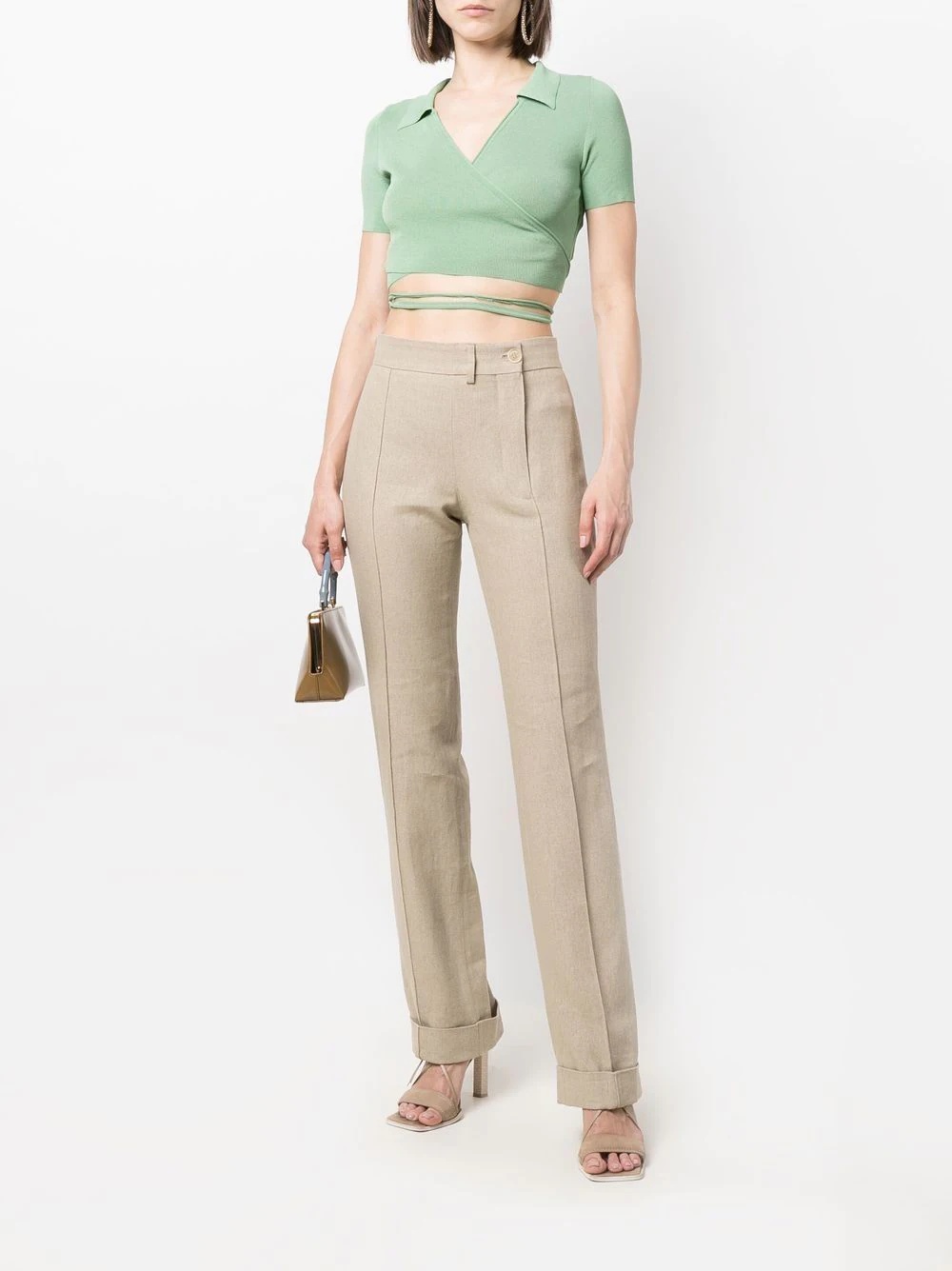 flared-leg trousers - 2