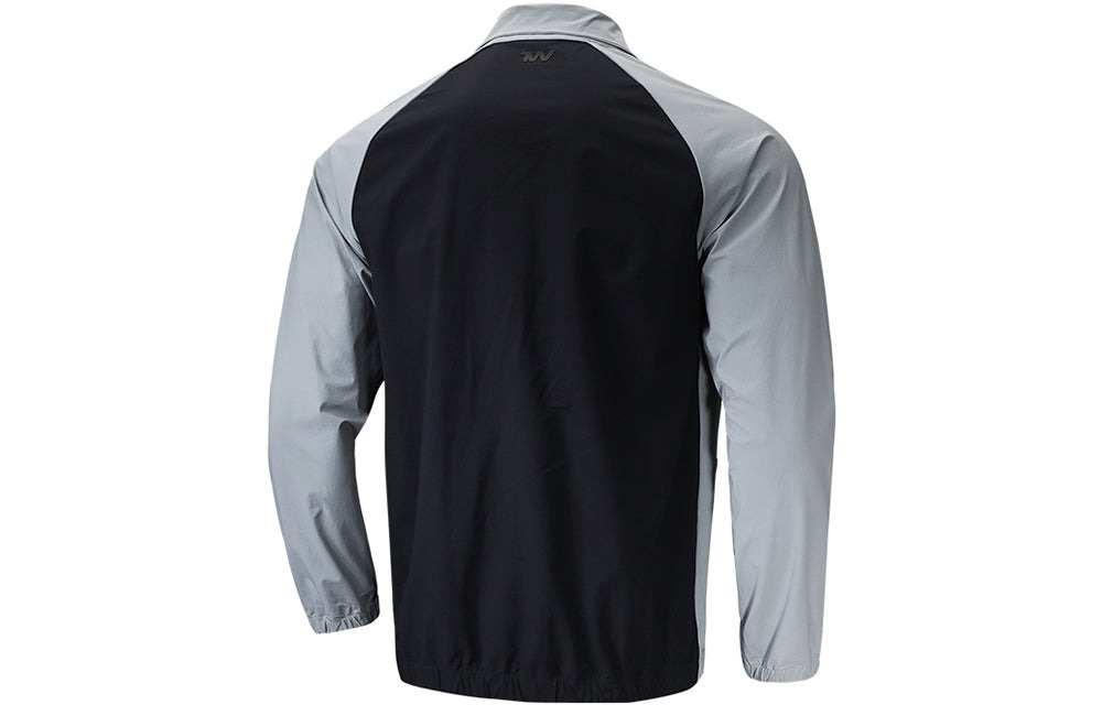Under Armour Sportstyle Woven Full Zip Jacket 'Black Grey' 22500402-001 - 2
