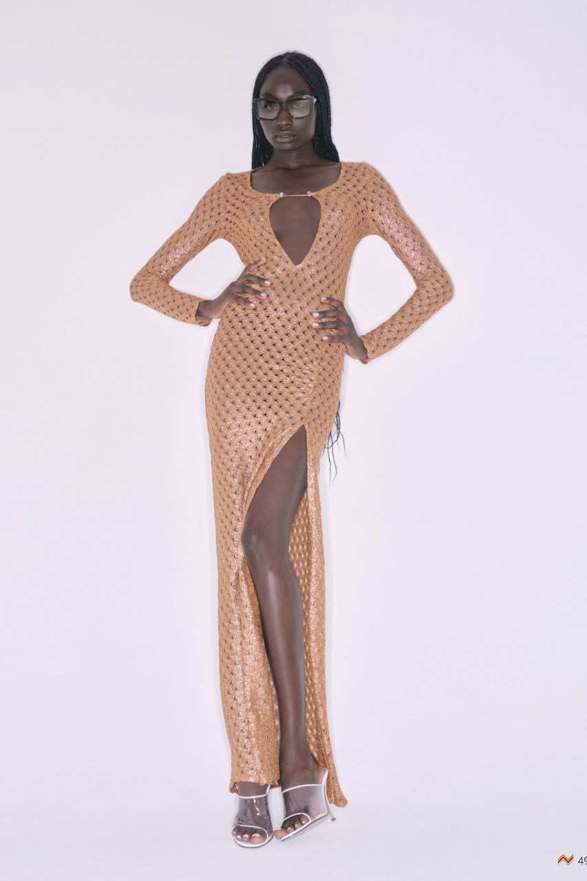 Coated Lace Cover Up - 7