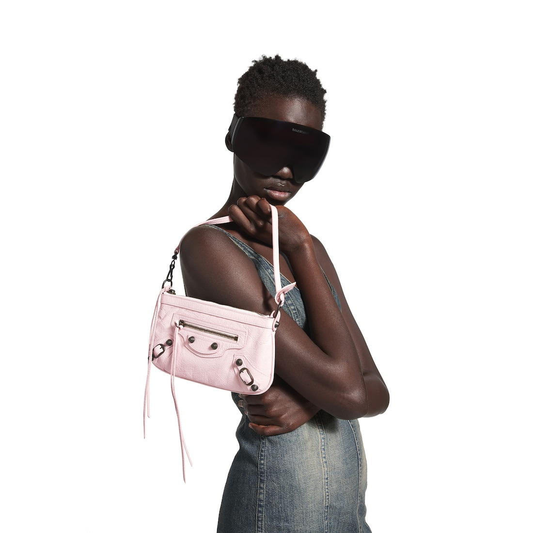 Women's Le City Pouch On Strap in Petal Pink - 9
