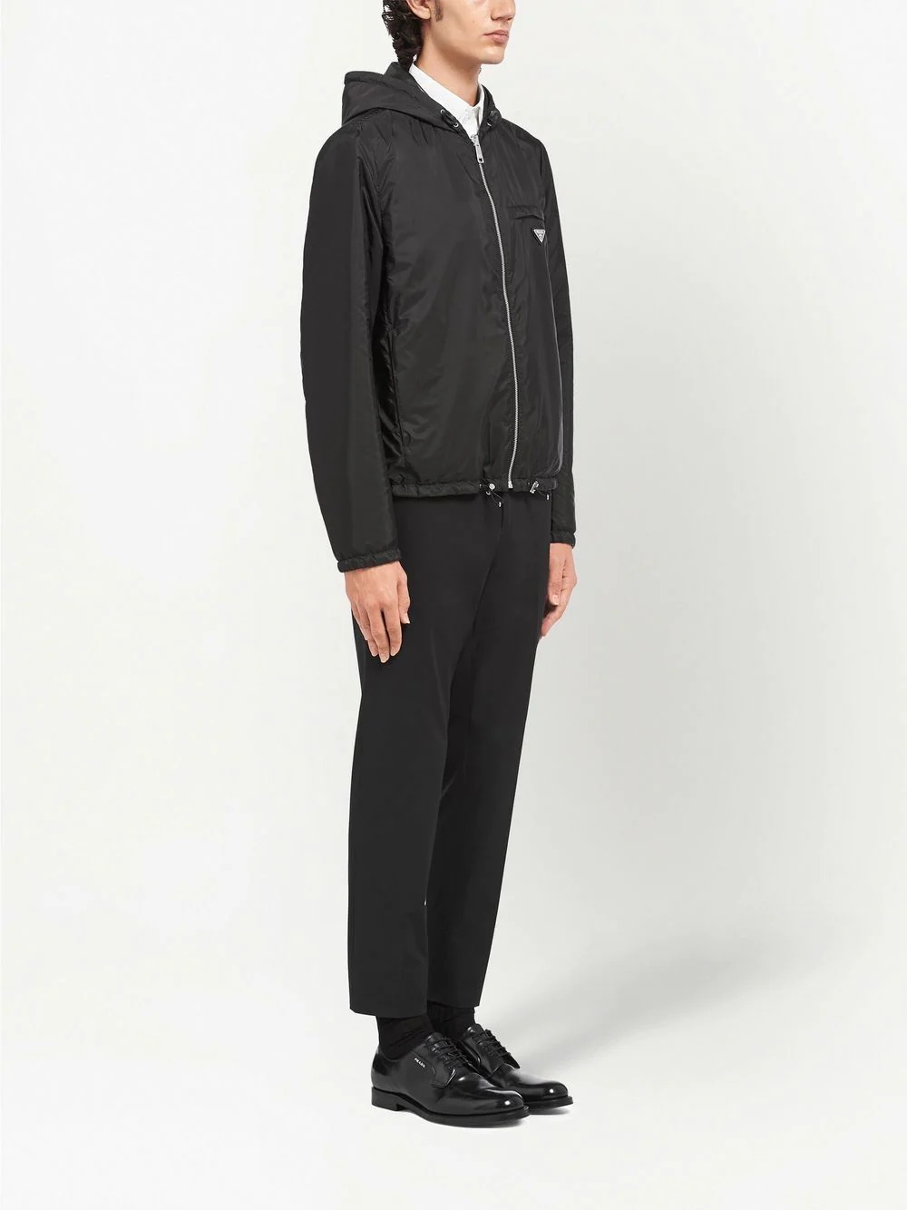 reversible hooded leather jacket - 3