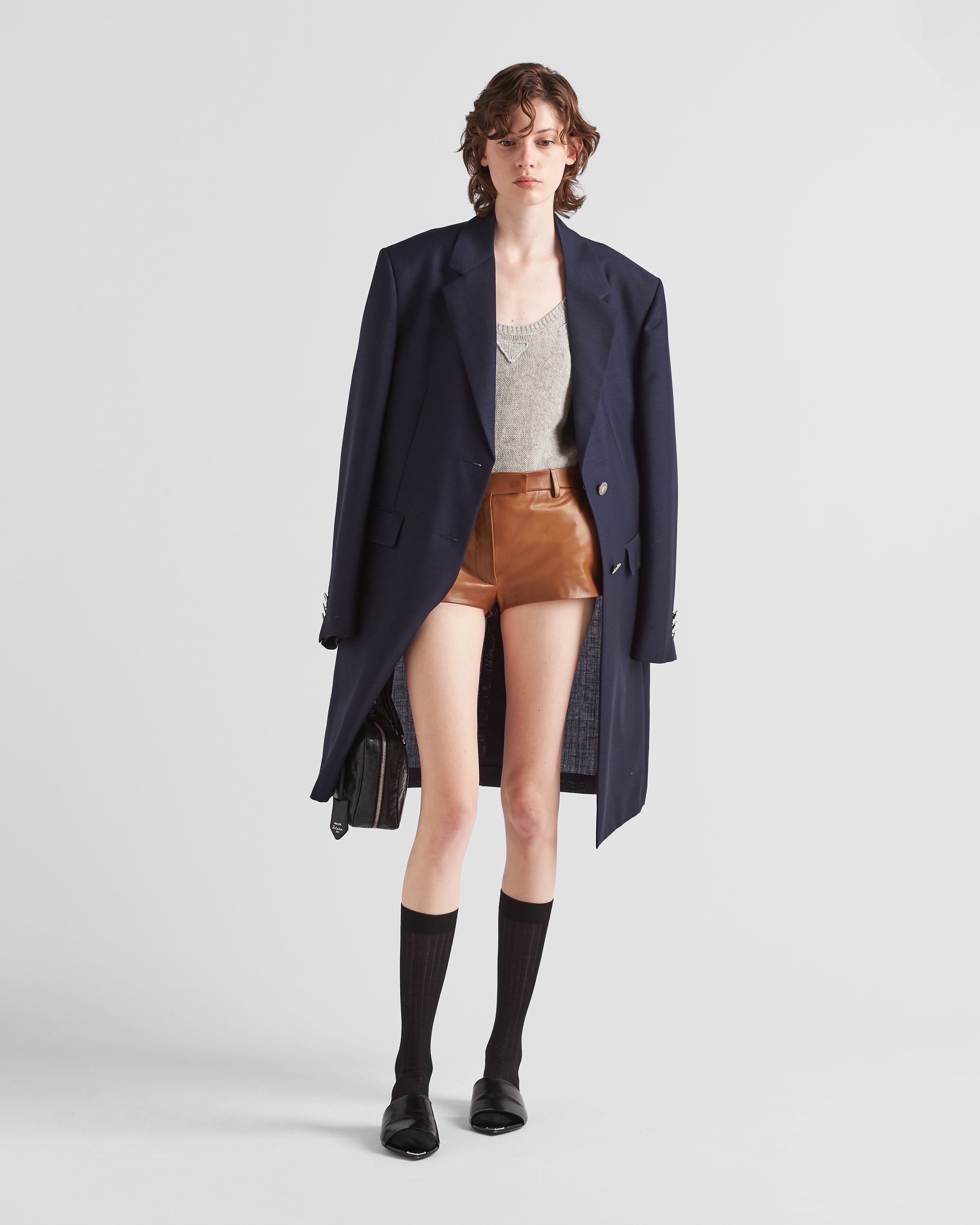 Nappa leather shorts - 2