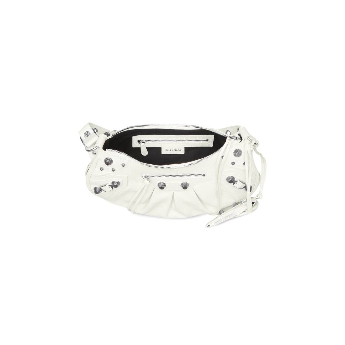 Women's Le Cagole Small Shoulder Bag  in White - 5