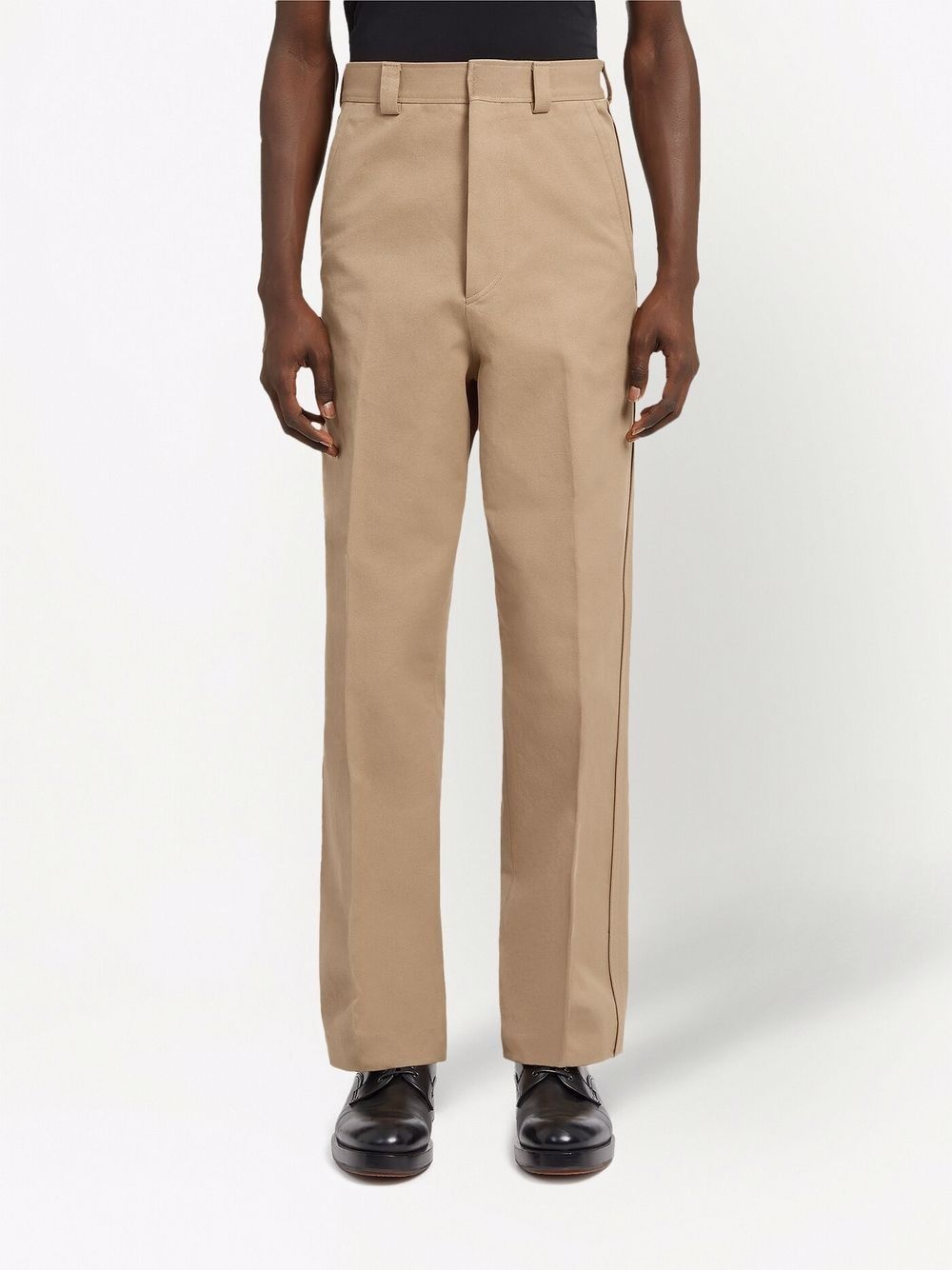 straight-leg chinos - 3