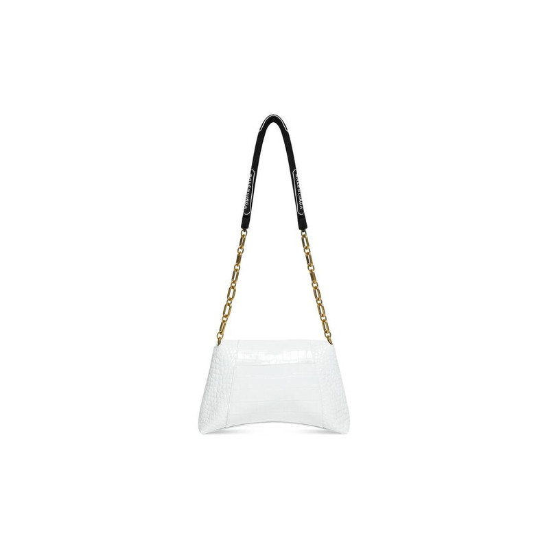 downtown small shoulder bag with chain crocodile embossed 6