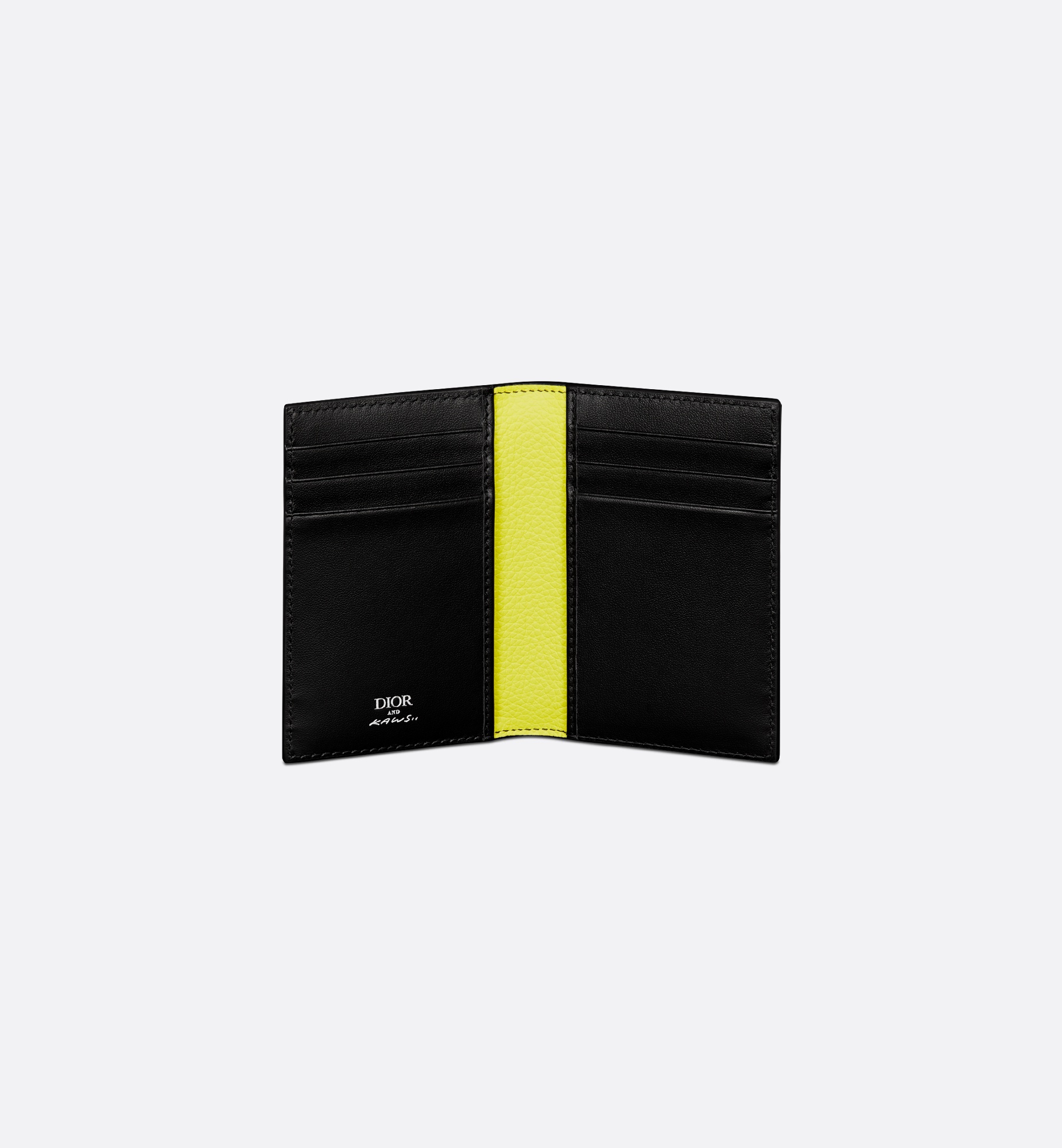 DIOR AND KAWS Vertical Bifold Card Holder - 4
