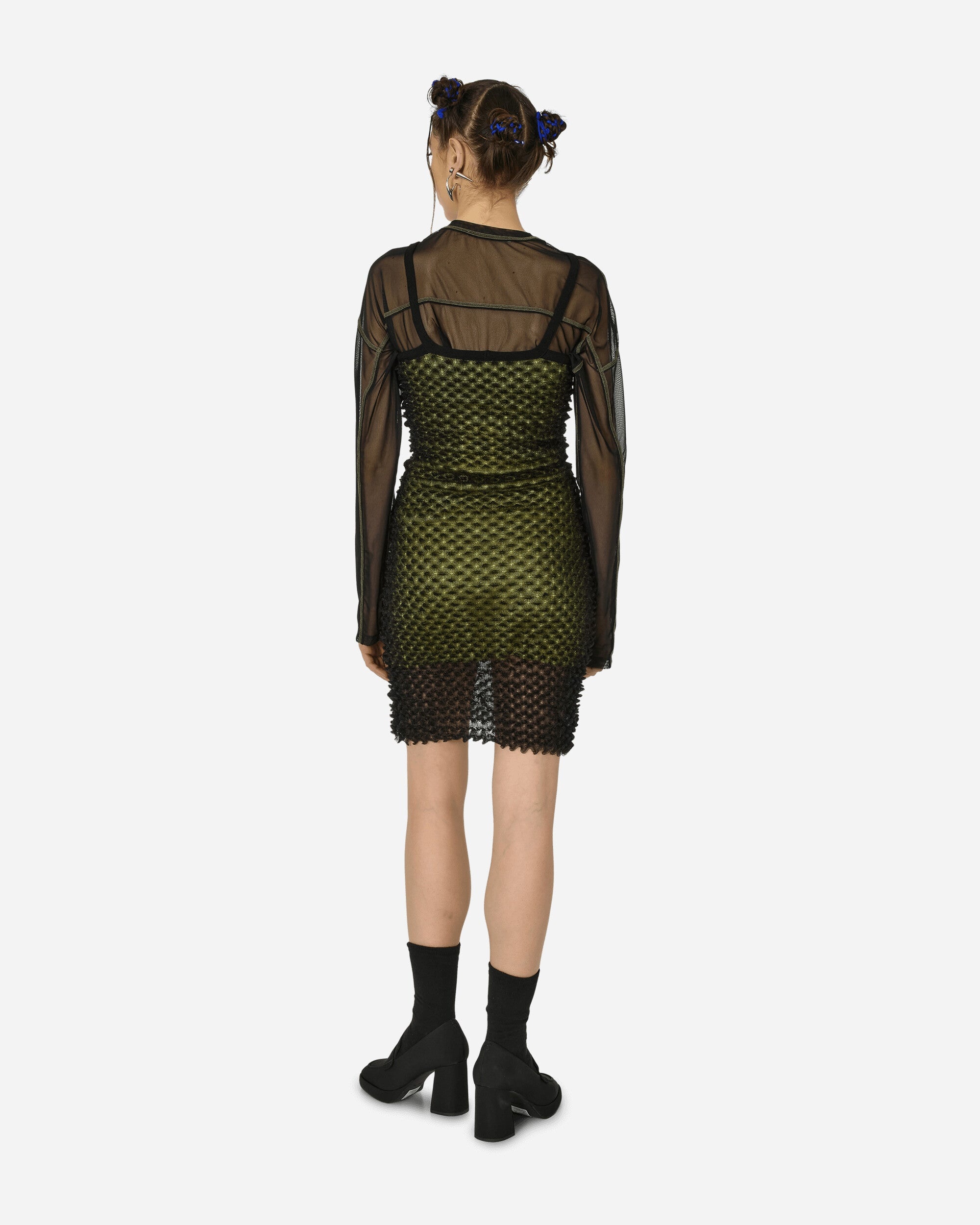 Mini Spikes Dress Black / Yellow - 3