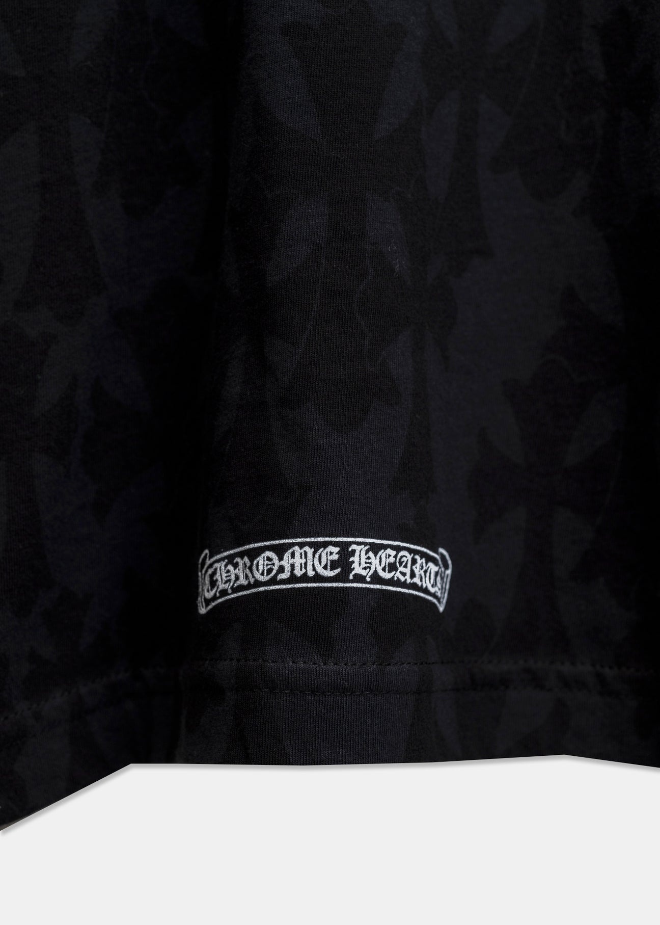 Black Cross Camo  Chrome Hearts Logo T-Shirt - 6