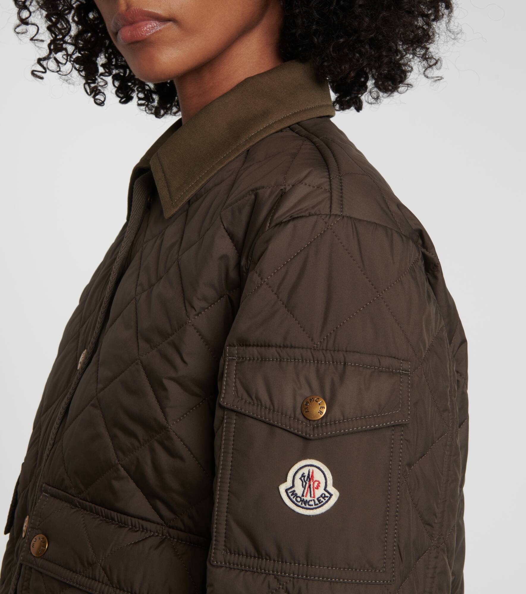Chitre canvas-trimmed quilted jacket - 4
