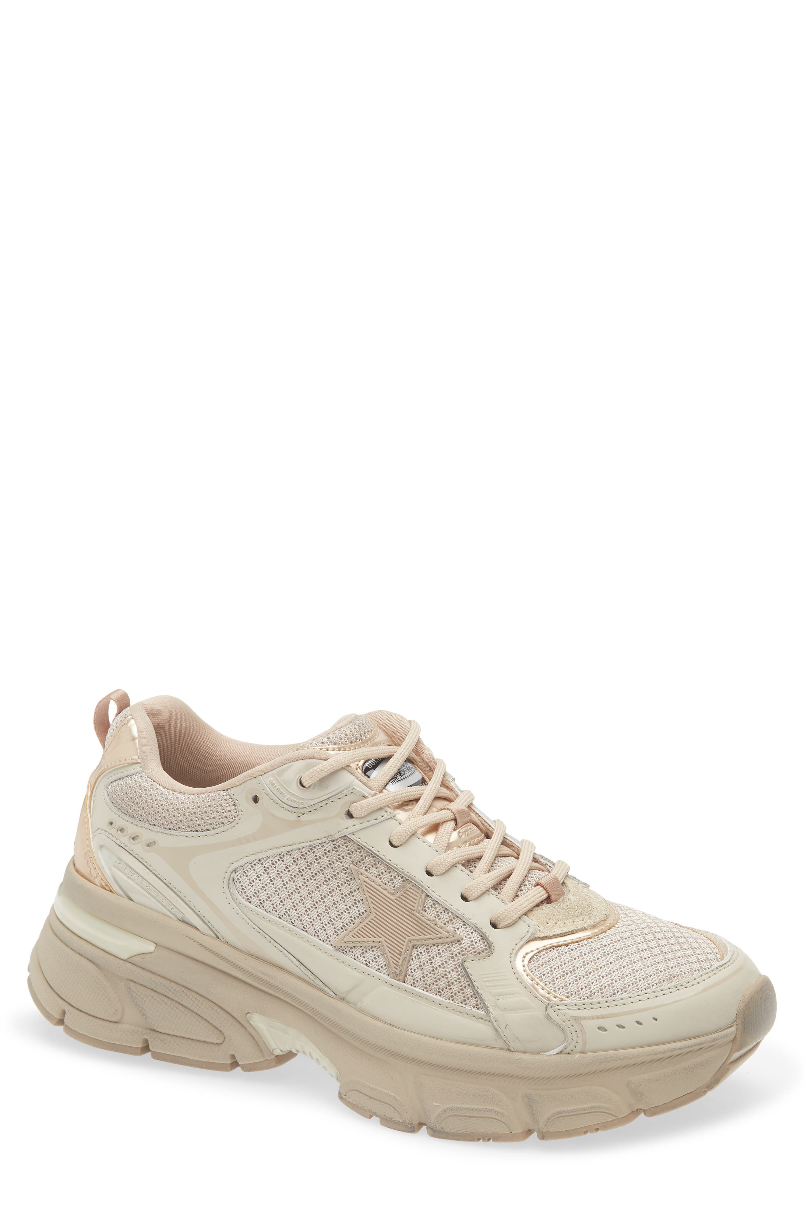 Golden Goose Lightstar Sneaker in Gray /Taupe at Nordstrom - 1