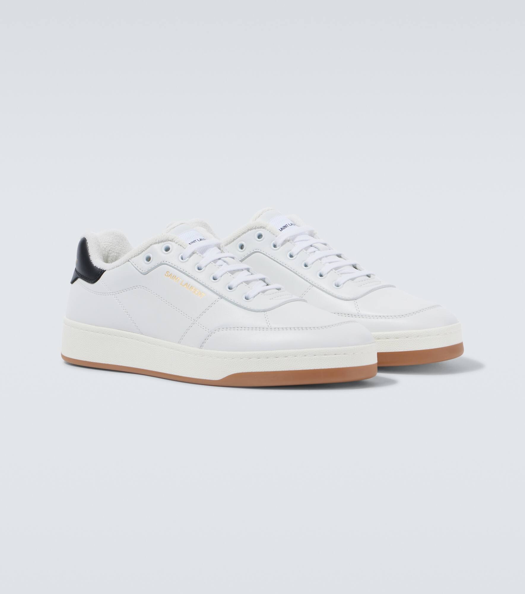 SL/61 logo leather low-top sneakers - 5