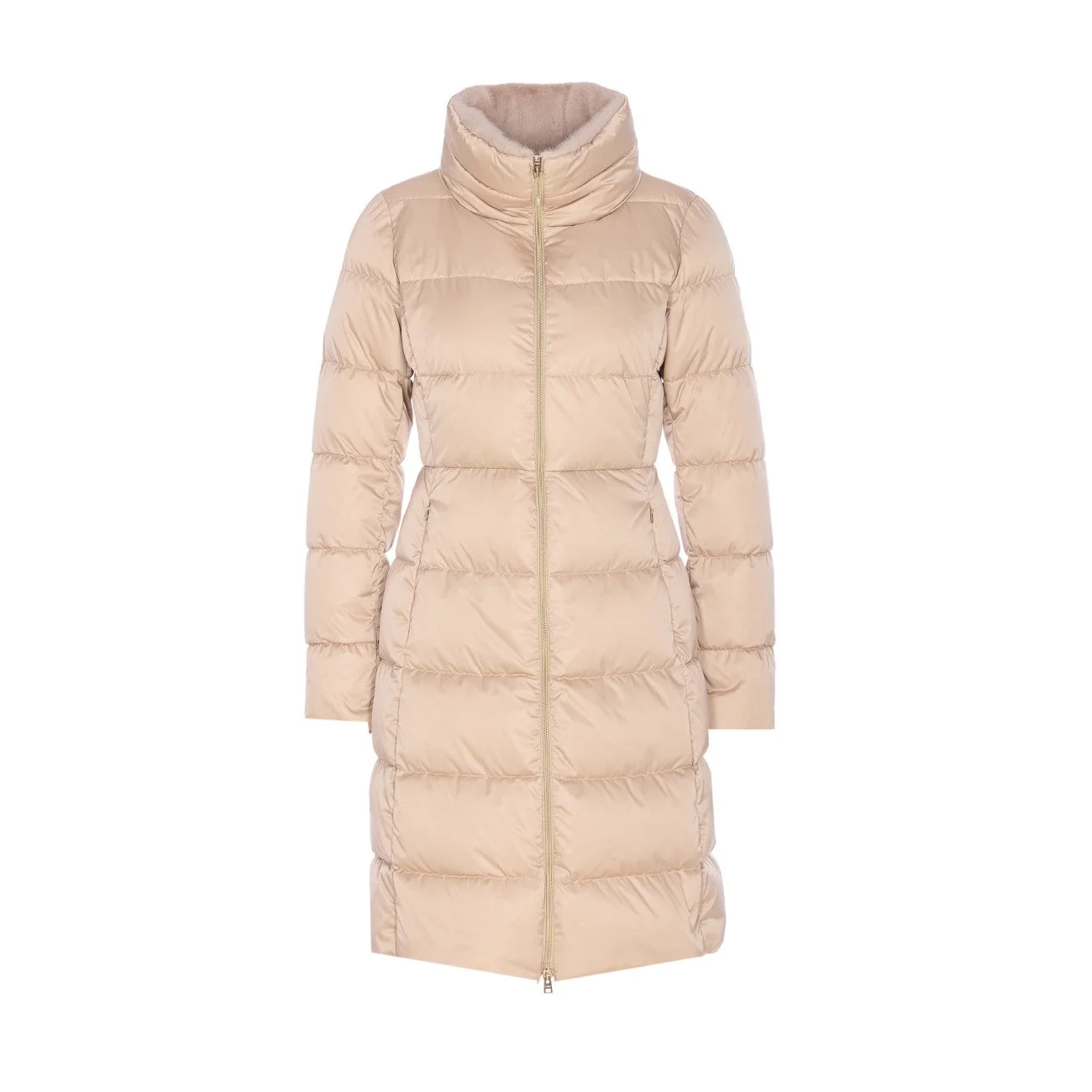 Herno Women Satin And Alternative Lady Alternative Fur Liong Padded Jacket - 1