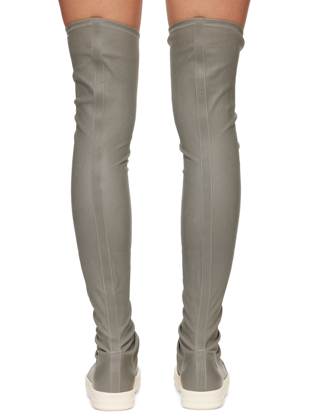 Gray Concordians High Stocking Sneakers - 2