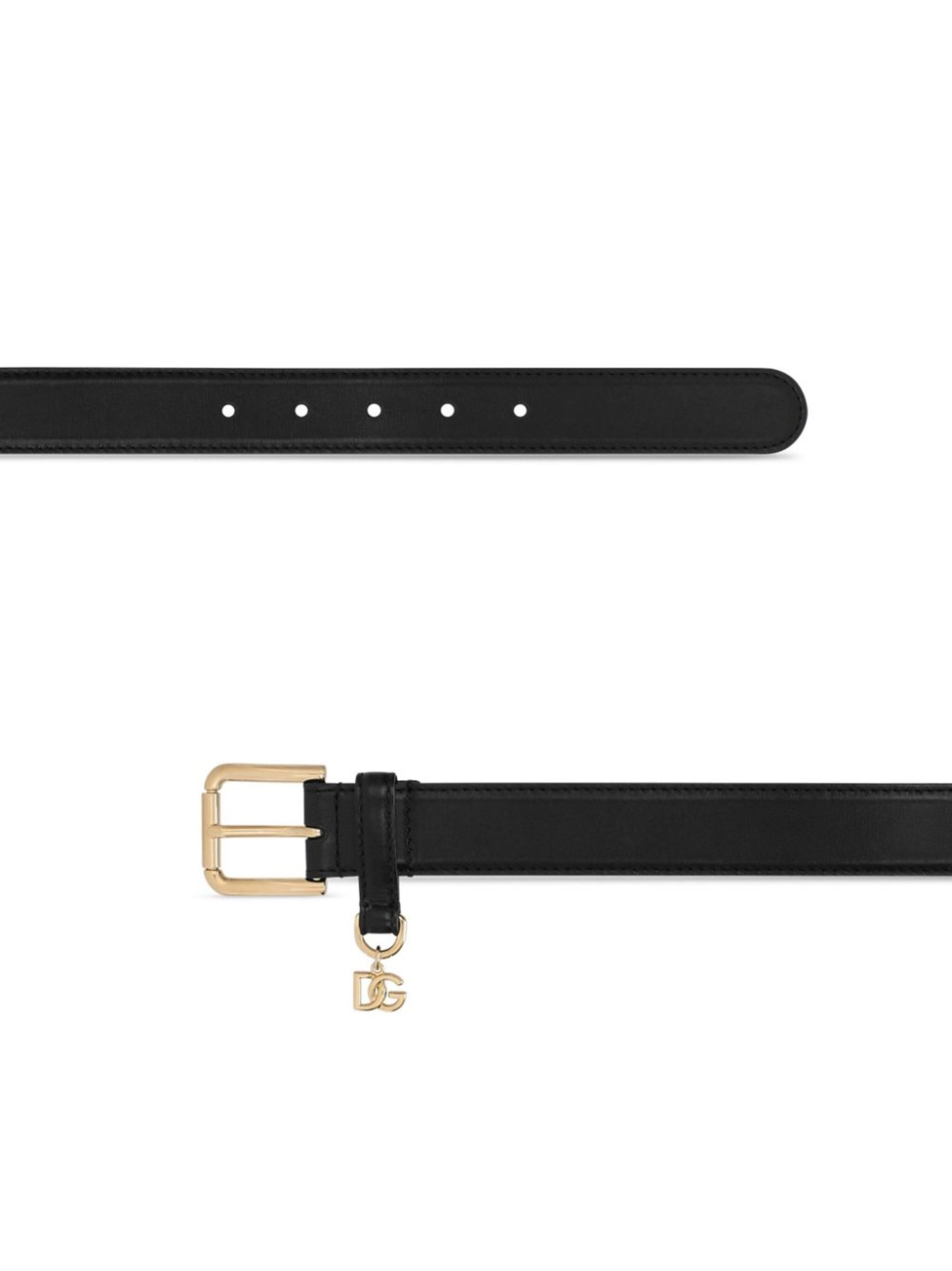 DG-charm leather belt - 2