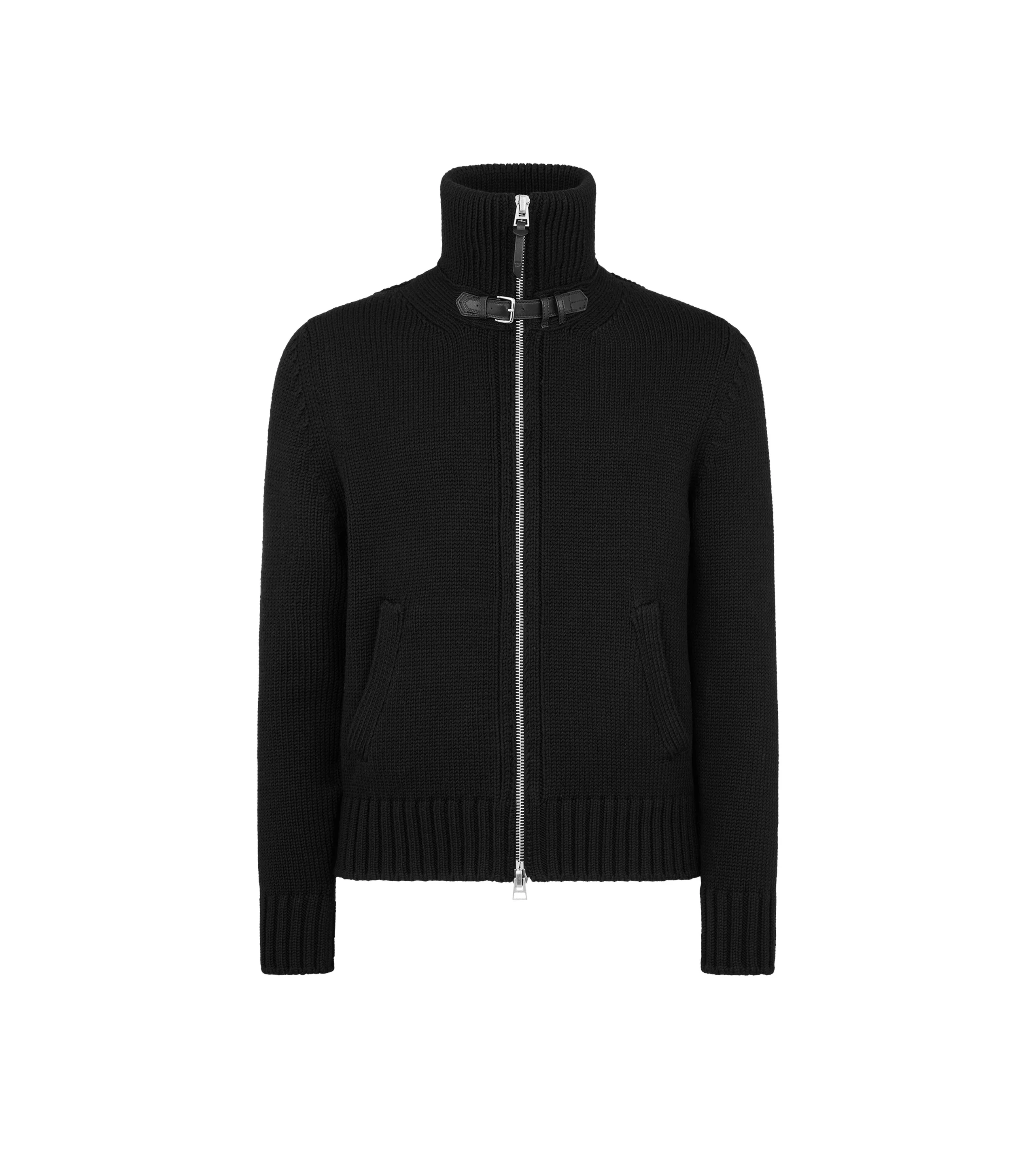 MERINO WOOL ZIP THROUGH - 1