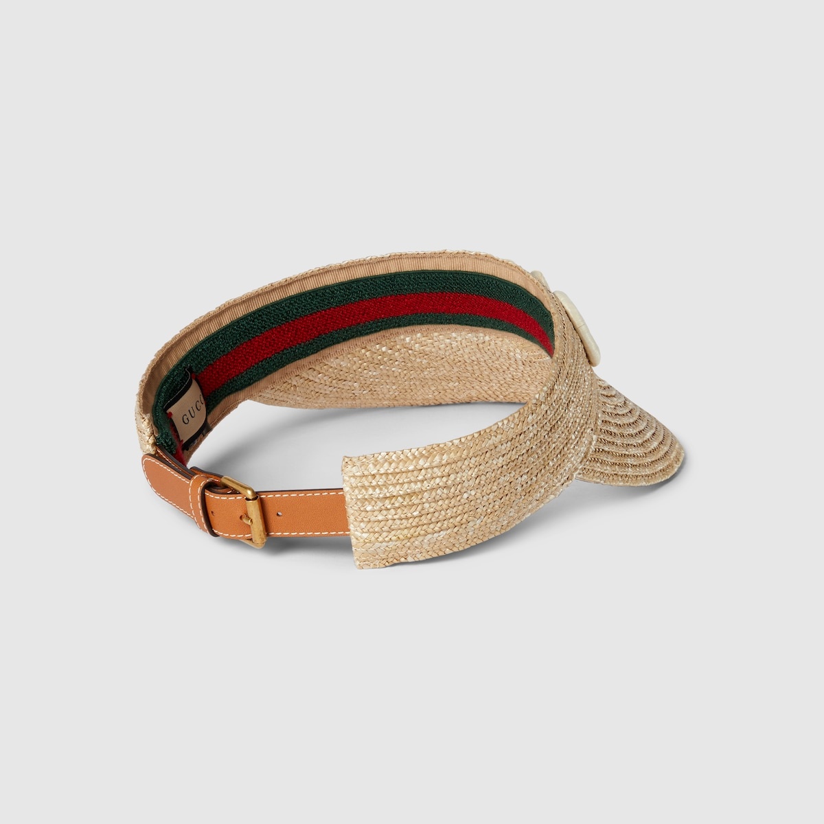 Woven straw visor - 4