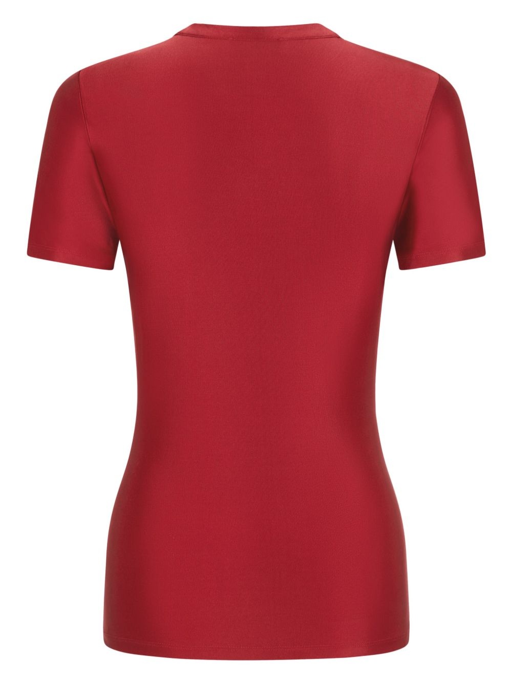 draped T-shirt - 7
